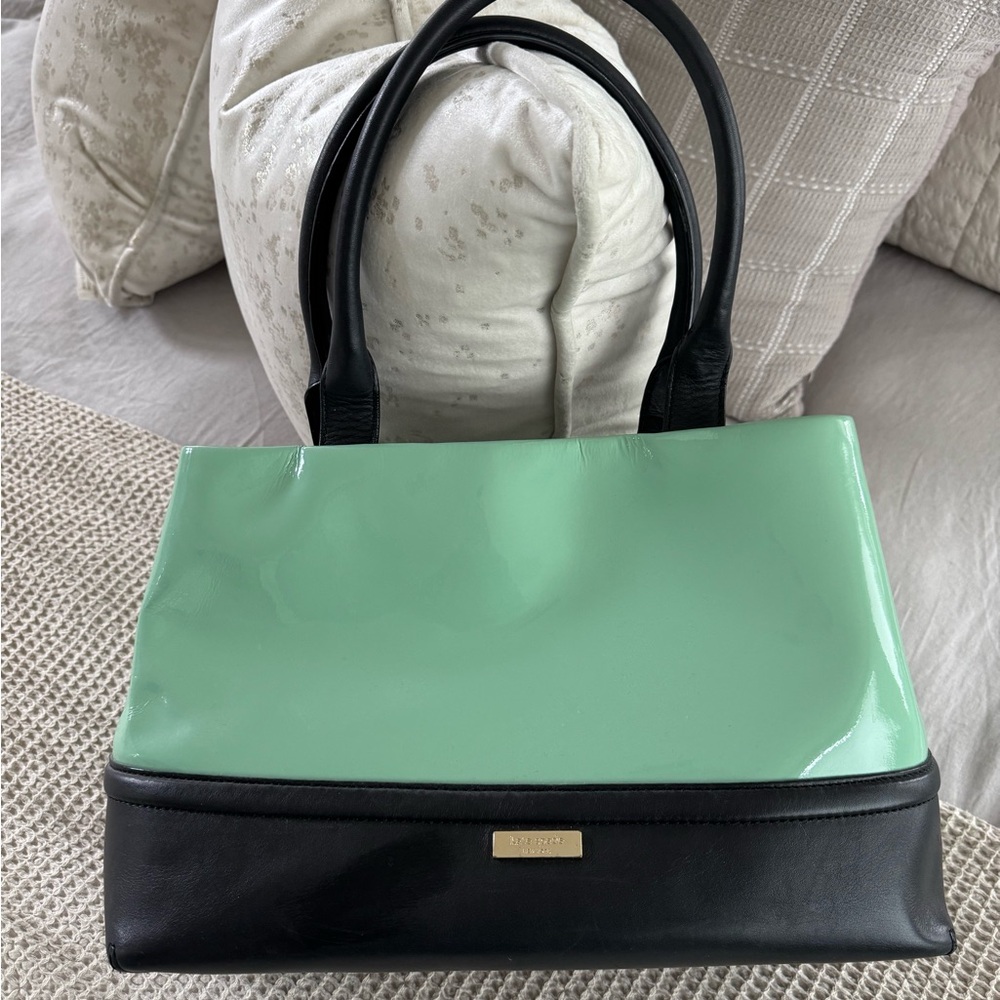 Kate Spade gently used purse. Tiffany blue and black